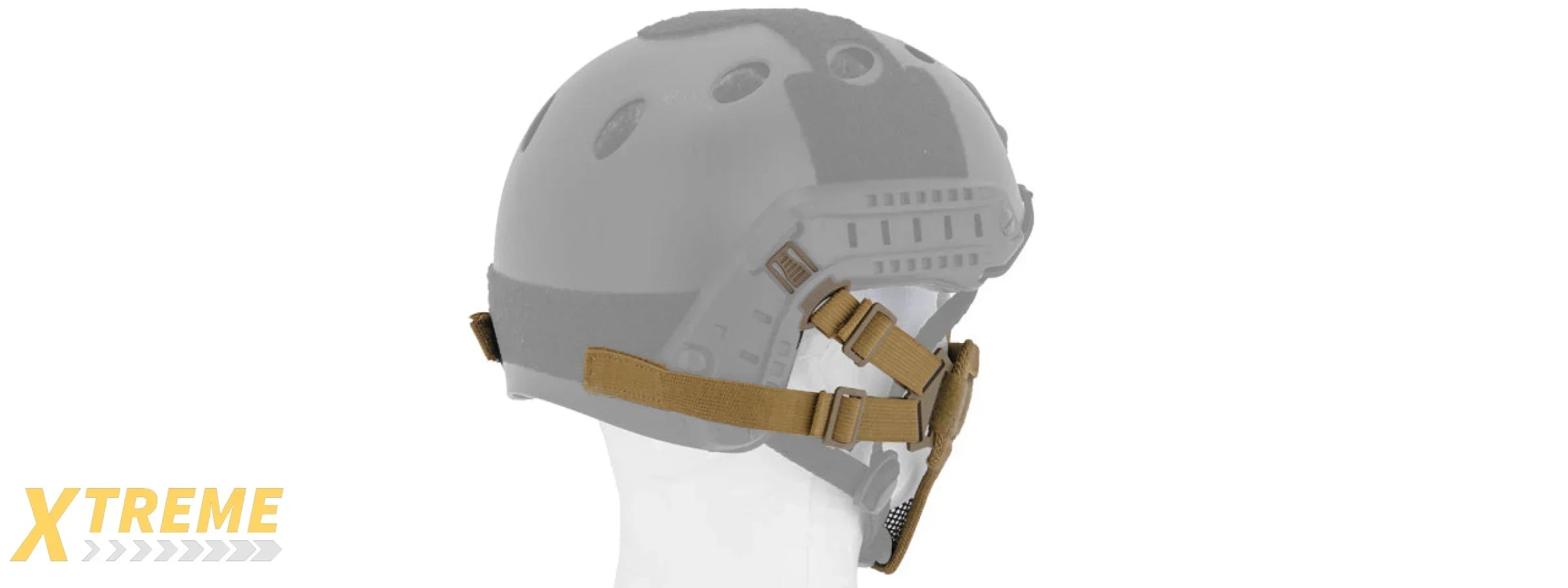 AC-103 METAL MESH HALF MASK HELMET VERSION - MILITARY TACTICAL AIRSOFT PROTECTION