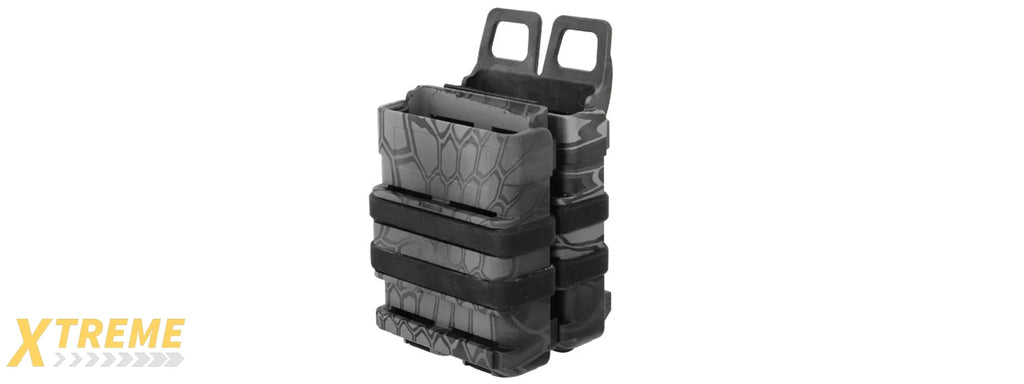 AC-213 QUICK DOUBLE M4 MAGAZINE POUCH - TACTICAL HEAVY DUTY MOLLE COMPATIBLE