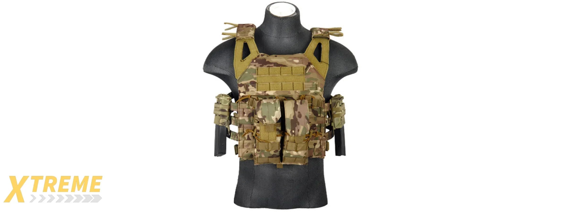 AC-213 QUICK DOUBLE M4 MAGAZINE POUCH - TACTICAL HEAVY DUTY MOLLE COMPATIBLE
