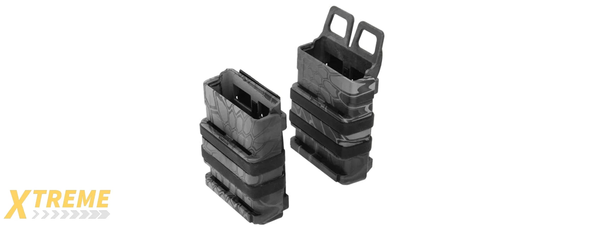 AC-213 QUICK DOUBLE M4 MAGAZINE POUCH - TACTICAL HEAVY DUTY MOLLE COMPATIBLE