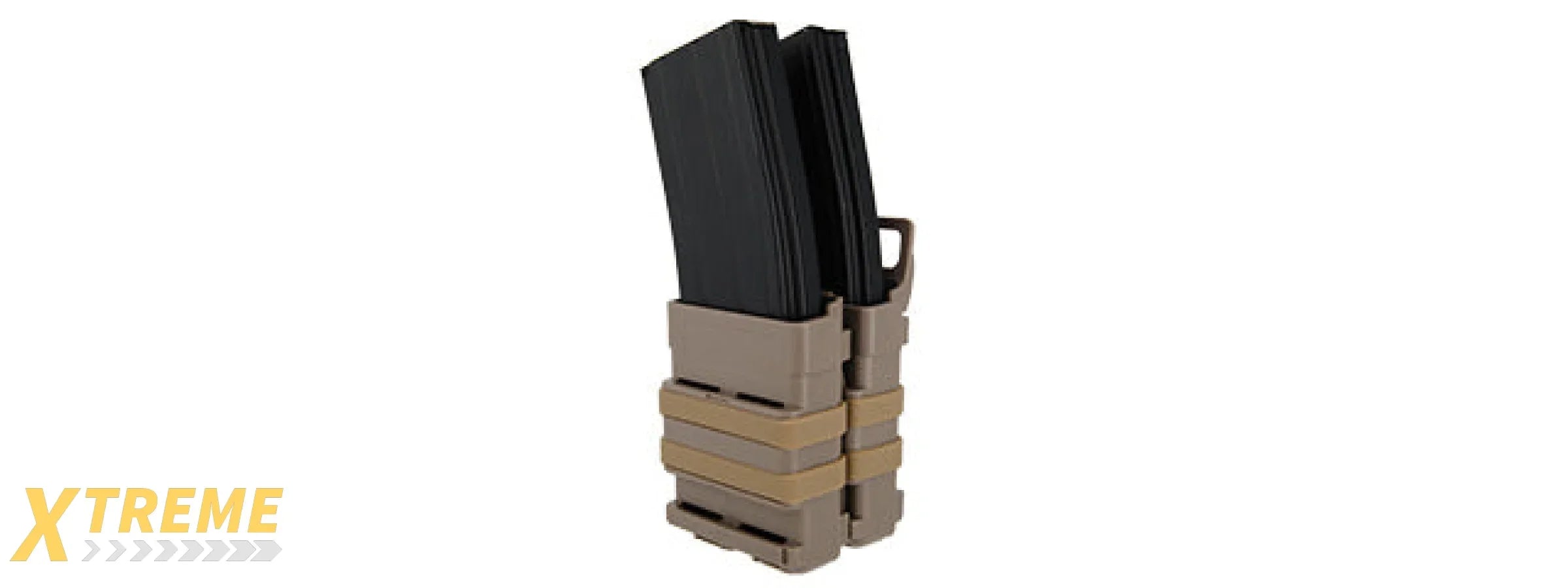 AC-213 QUICK DOUBLE M4 MAGAZINE POUCH - TACTICAL HEAVY DUTY MOLLE COMPATIBLE