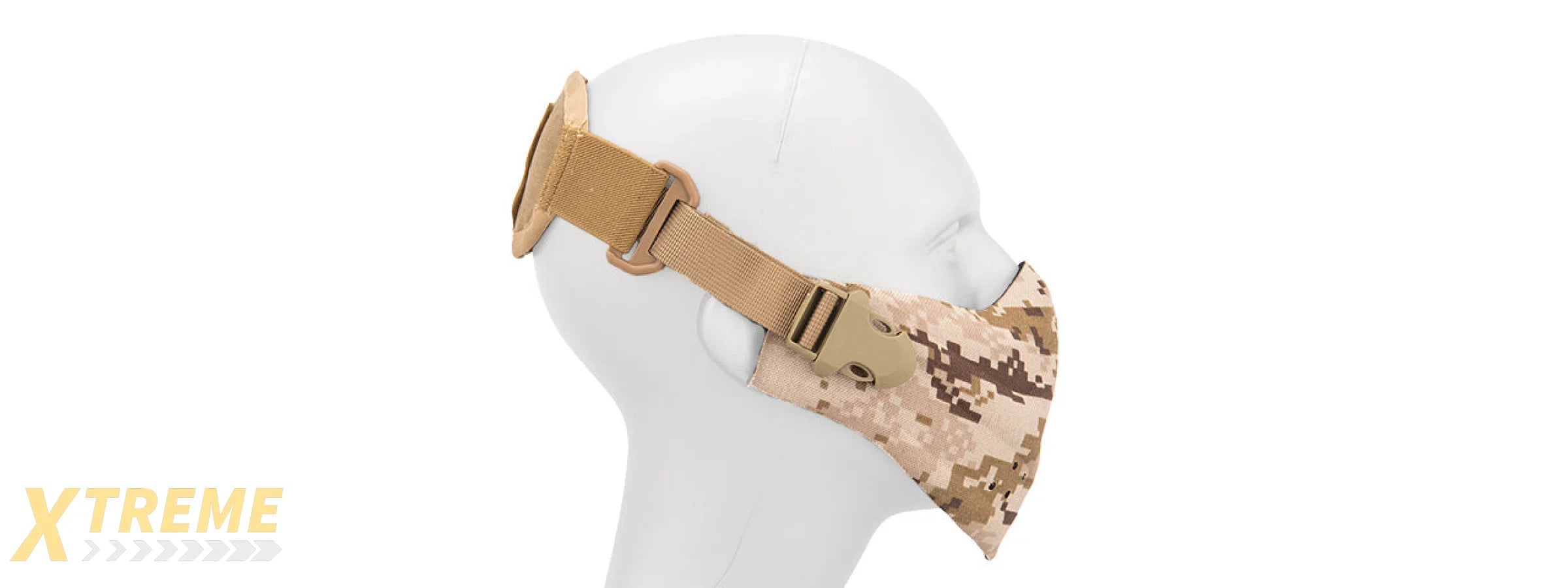 AC-388DD NEOPRENE HARD FOAM HALF MASK (DD)