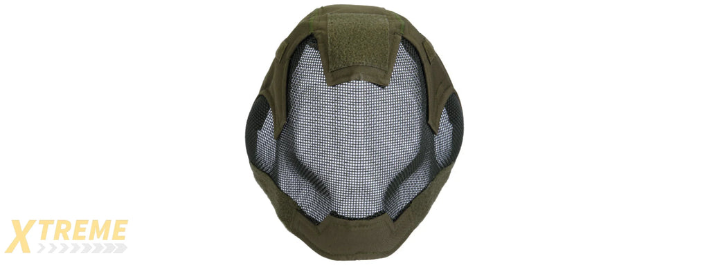AC-472G V6 STRIKE MESH MASK HELMET (OD GREEN)