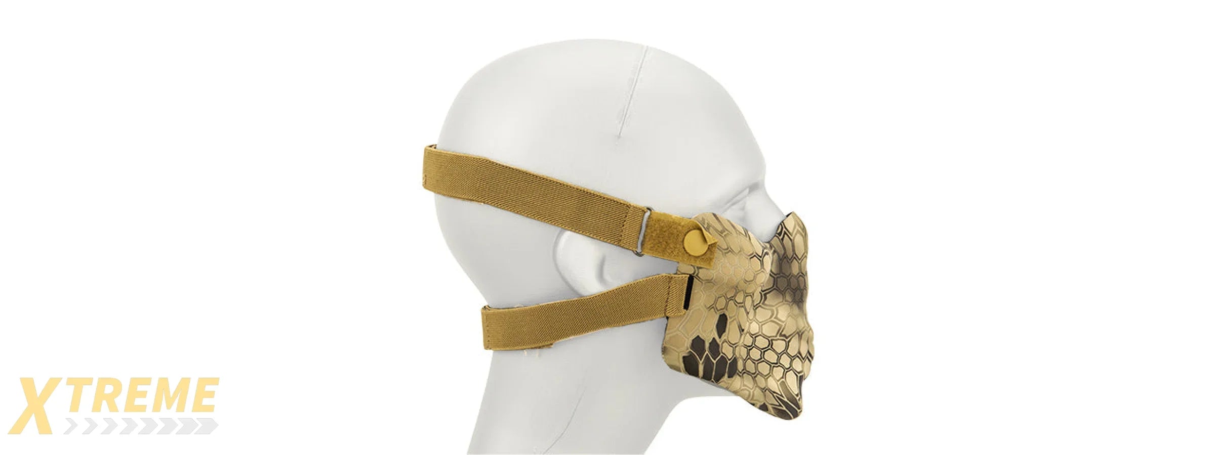 AC-587HI SKULL HALF-FACE MASK (HLD)