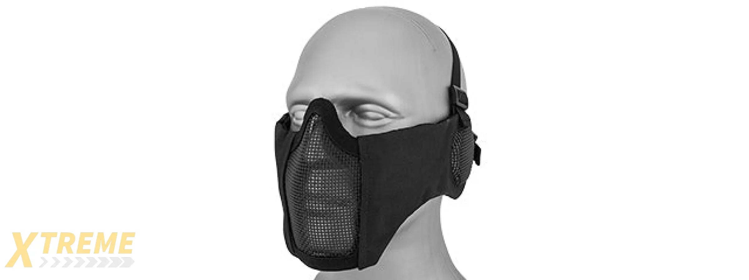 AC-643 TACTICAL ELITE FACE AND EAR PROTECTIVE MASK FOR AIRSOFT, PAINTBALL, TACTICAL USE