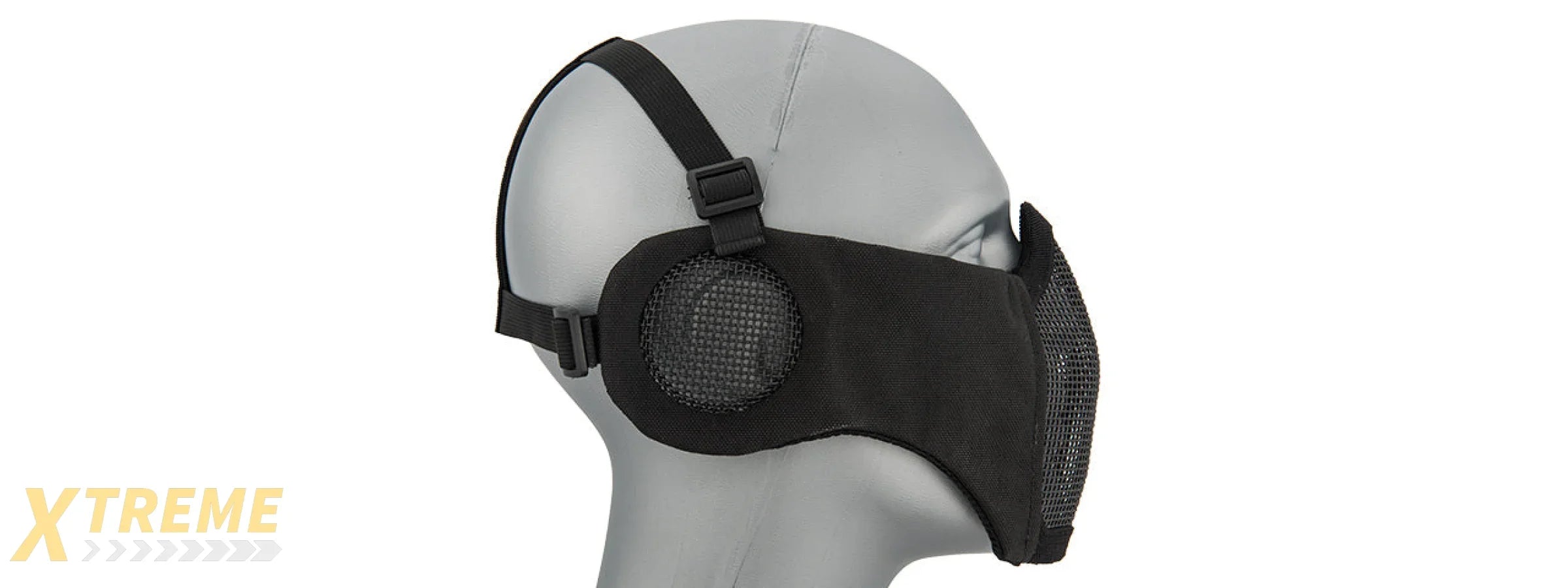 AC-643 TACTICAL ELITE FACE AND EAR PROTECTIVE MASK FOR AIRSOFT, PAINTBALL, TACTICAL USE