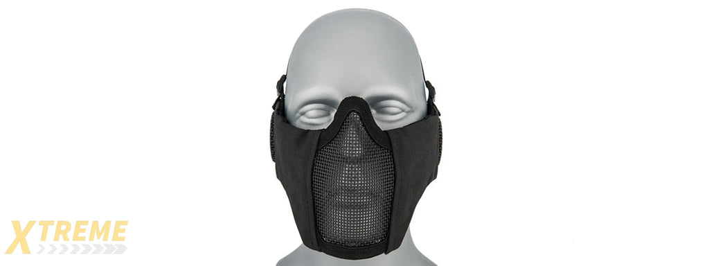 AC-643 TACTICAL ELITE FACE AND EAR PROTECTIVE MASK FOR AIRSOFT, PAINTBALL, TACTICAL USE