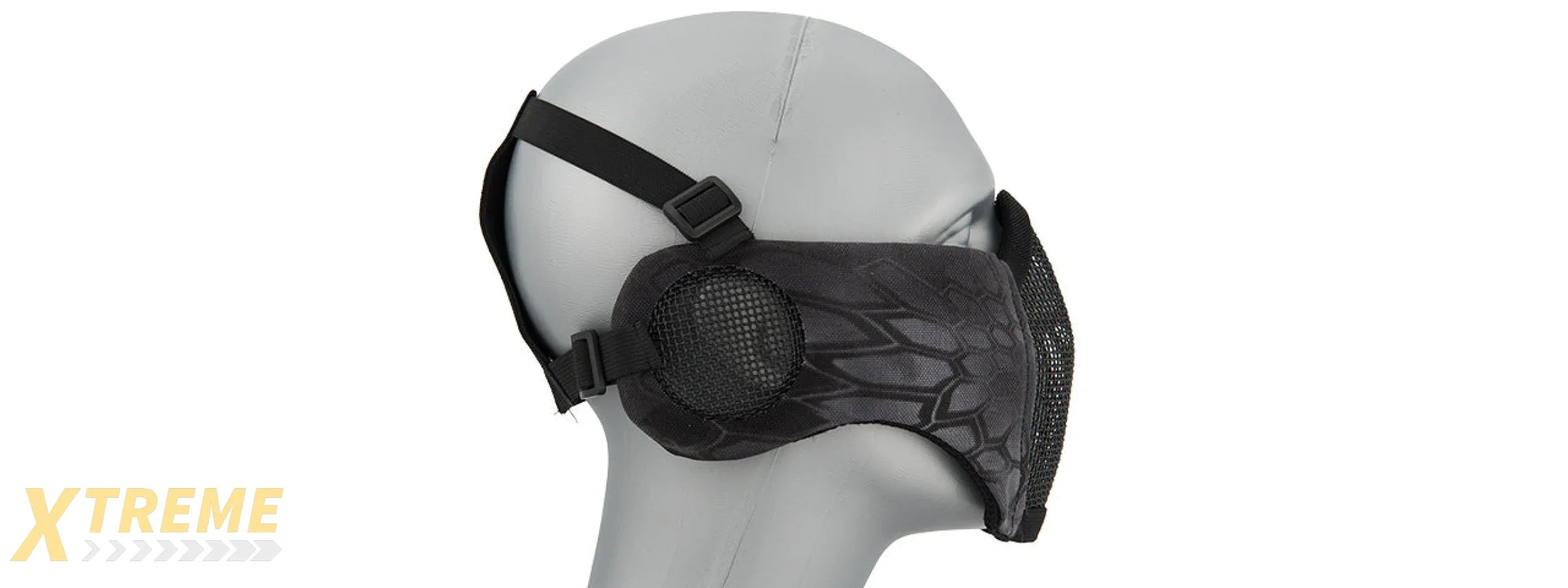 AC-643 TACTICAL ELITE FACE AND EAR PROTECTIVE MASK FOR AIRSOFT, PAINTBALL, TACTICAL USE