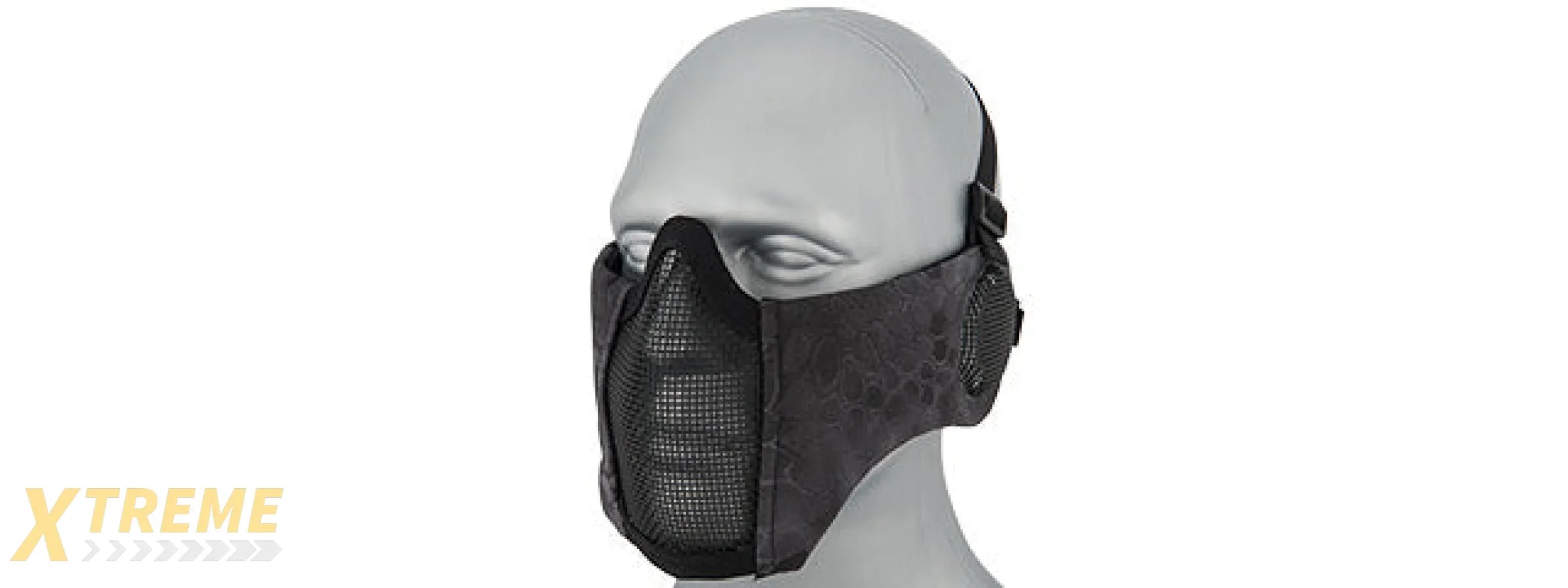 AC-643 TACTICAL ELITE FACE AND EAR PROTECTIVE MASK FOR AIRSOFT, PAINTBALL, TACTICAL USE