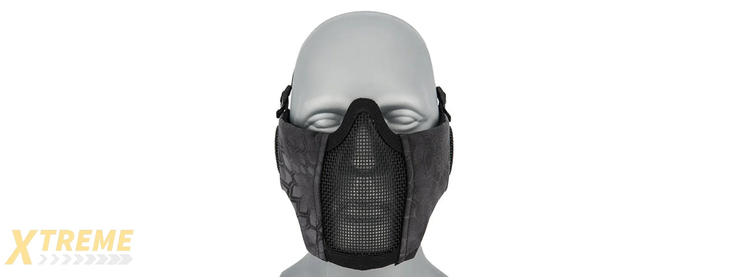 AC-643 TACTICAL ELITE FACE AND EAR PROTECTIVE MASK FOR AIRSOFT, PAINTBALL, TACTICAL USE