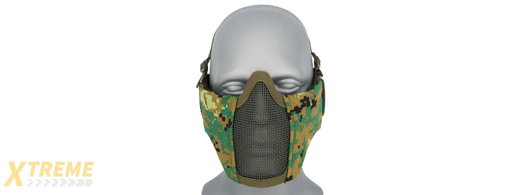 AC-643 TACTICAL ELITE FACE AND EAR PROTECTIVE MASK FOR AIRSOFT, PAINTBALL, TACTICAL USE