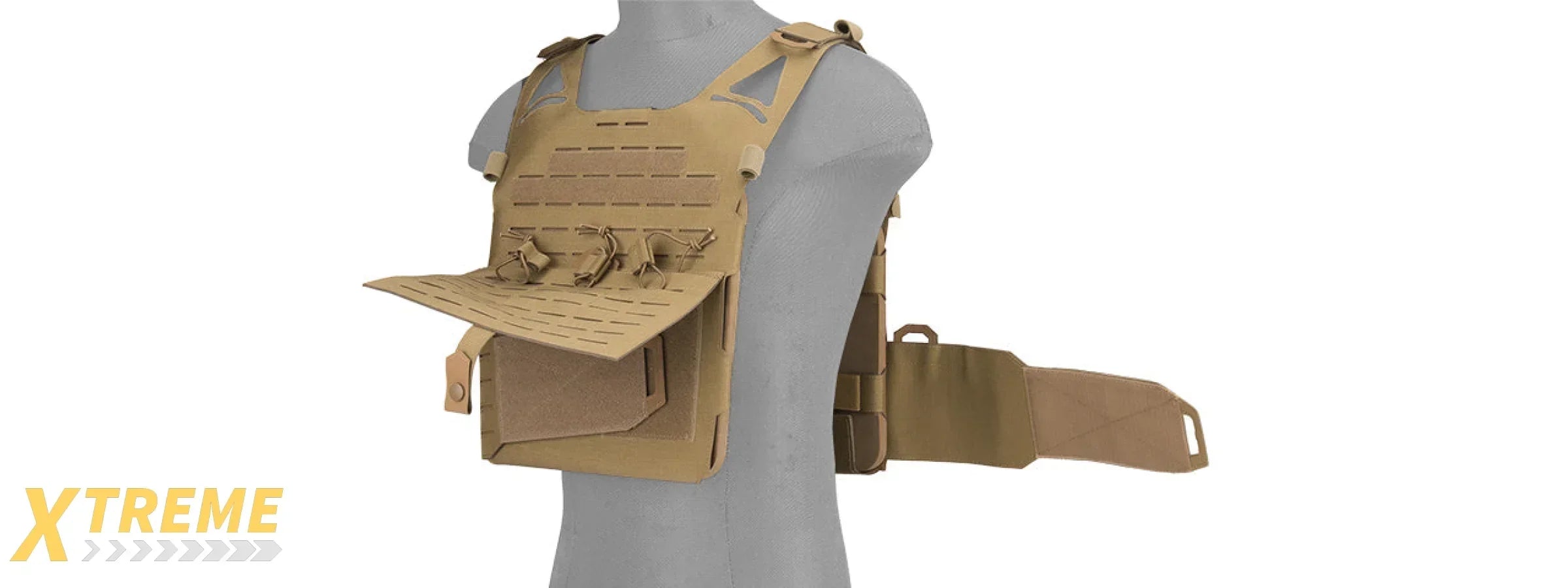 AC-881B G-FORCE LASER CUT FULL HYPALON MOLLE TACTICAL VEST HEAVY-DUTY MODULAR RIG