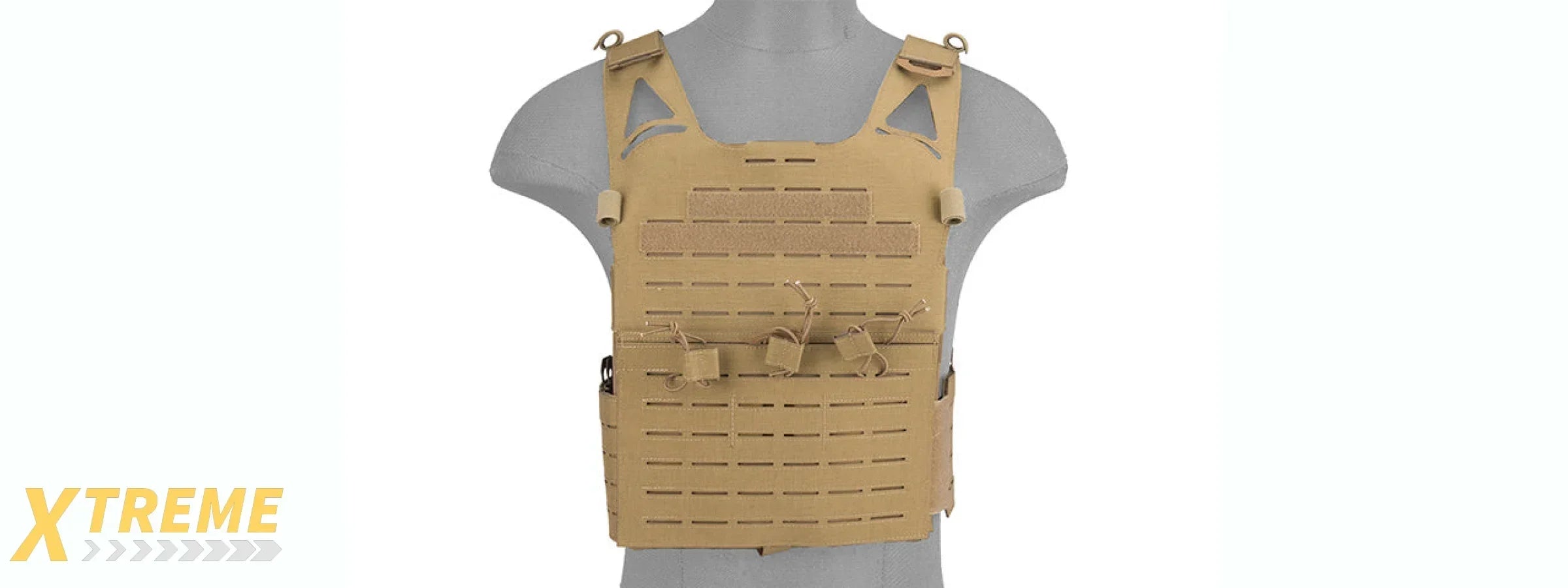 AC-881B G-FORCE LASER CUT FULL HYPALON MOLLE TACTICAL VEST HEAVY-DUTY MODULAR RIG