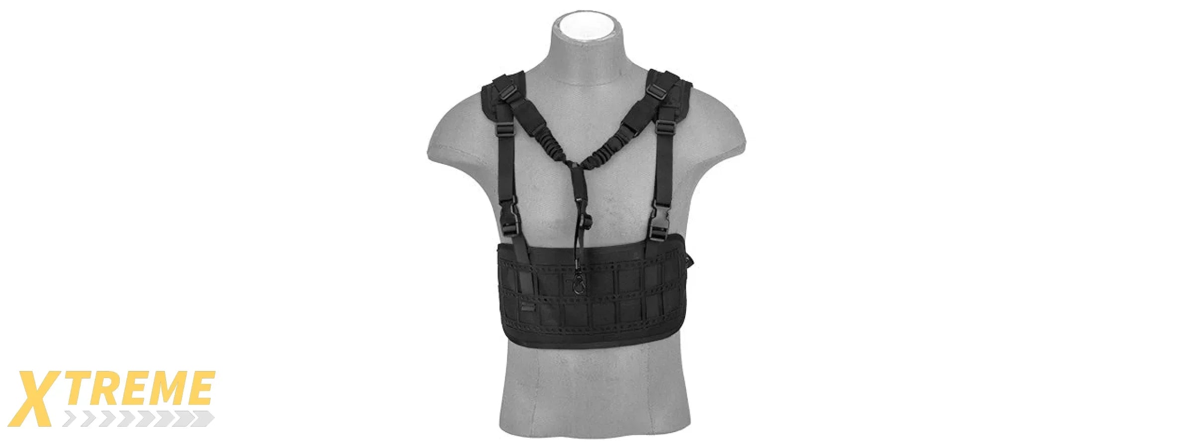 AC-882 LASER CUT AIRSOFT CHEST RIG W/ SLING AND MOLLE PLATFORM FOR TACTICAL GEAR