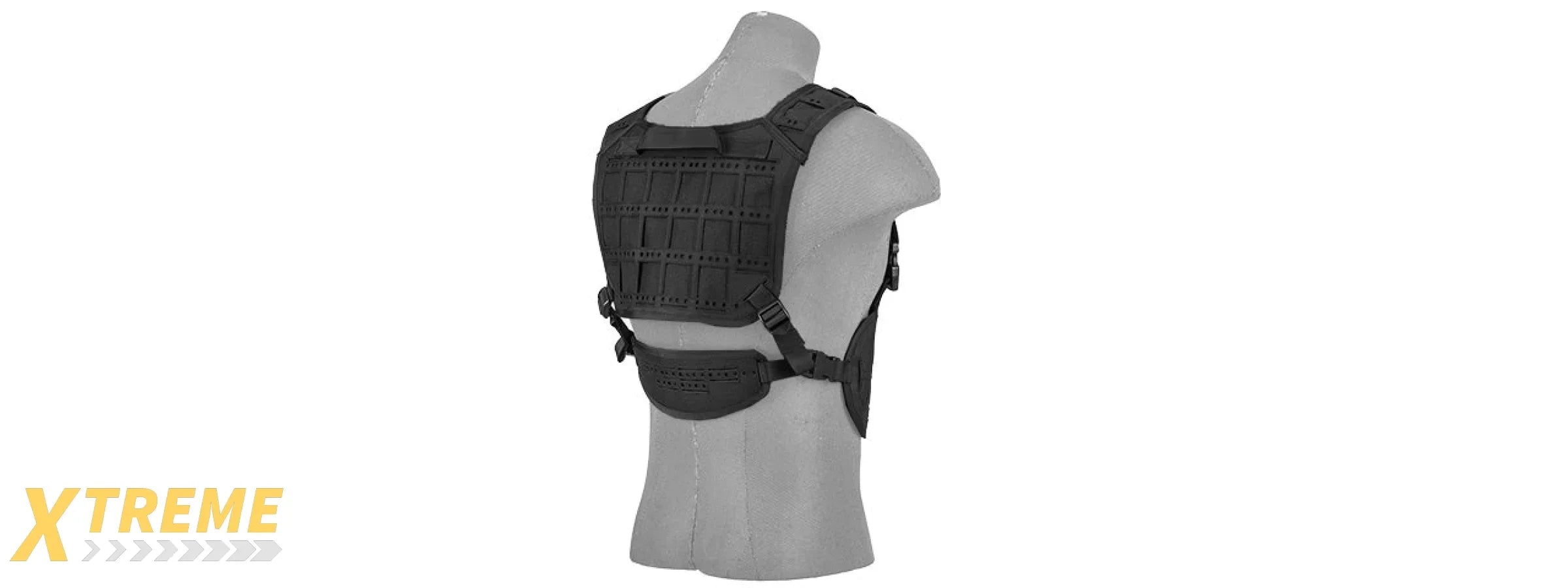 AC-882 LASER CUT AIRSOFT CHEST RIG W/ SLING AND MOLLE PLATFORM FOR TACTICAL GEAR