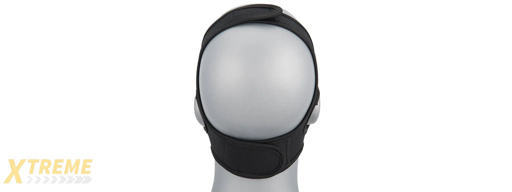 YOKAI OGRE HALF FACE MASK W/ SOFT PADDING — PREMIUM COSPLAY COSTUME ACCESSORY