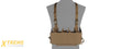 Adjustable Heavy Duty Tactical Molle Chest Rig Vest w/ 5.56 Magazine Front Panel