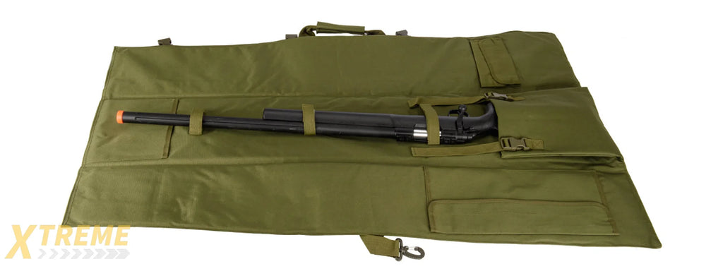 Airsoft Sniper Fishing Rod Tactical Gun Bag (Olive Green)