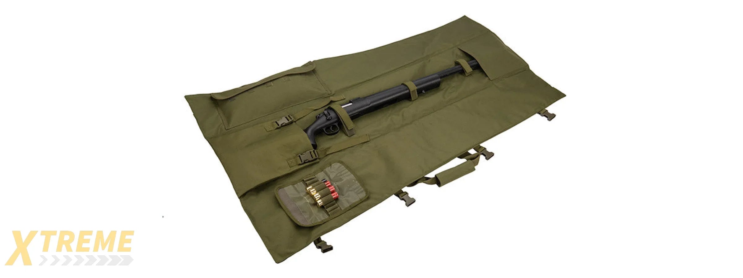 Airsoft Sniper Fishing Rod Tactical Gun Bag (Olive Green)