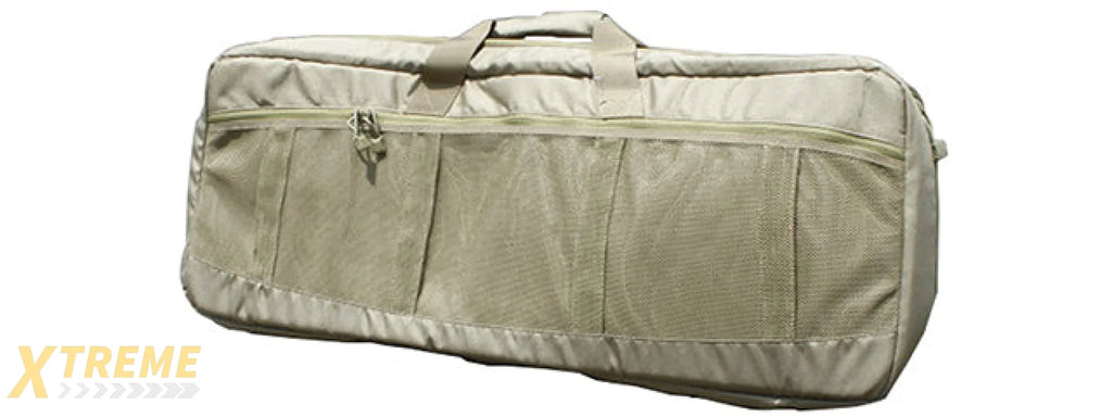 AMA COVERT 36-IN CARBINE MESH CARRYING CASE RUCK STRAPS - COYOTE BROWN