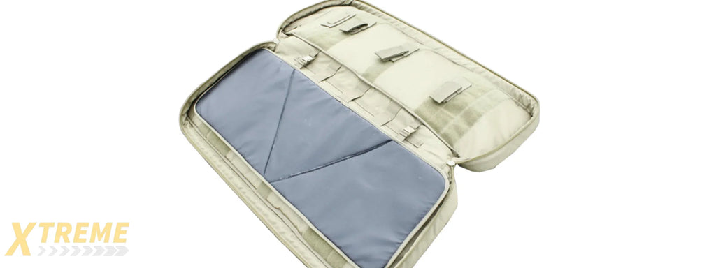 AMA COVERT DOUBLE RIFLE CARRYING CASE ZIPPERED POUCH FOR SECURE TRANSPORT