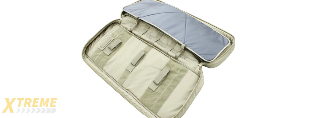AMA COVERT DOUBLE RIFLE CARRYING CASE ZIPPERED POUCH FOR SECURE TRANSPORT