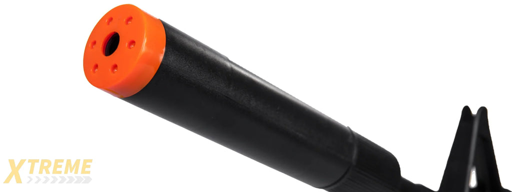 AMA Spring Airsoft Pistol w/ Vertical Grip, Laser & Stock - (Black)