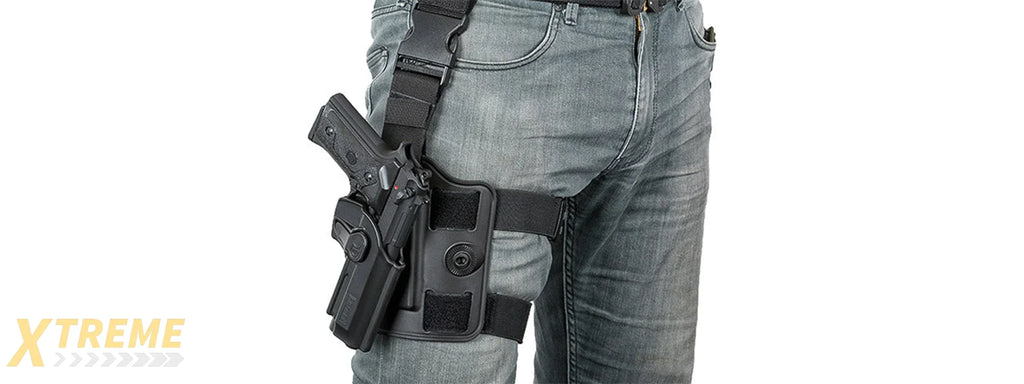 Amomax Drop-Leg Platform (Black)