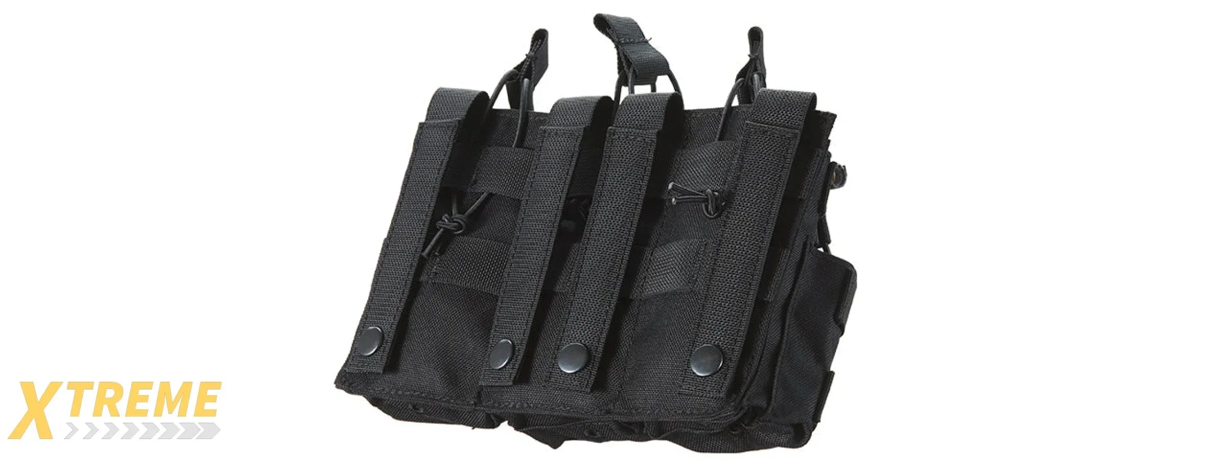 AR/AK 6 Pouch Magazine Holder Open-Top Triple Tactical Stacker Mag Pouch