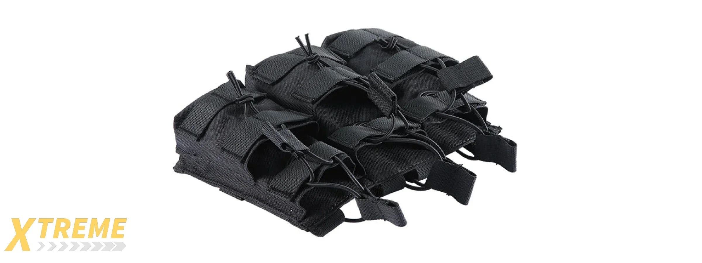 AR/AK 6 Pouch Magazine Holder Open-Top Triple Tactical Stacker Mag Pouch