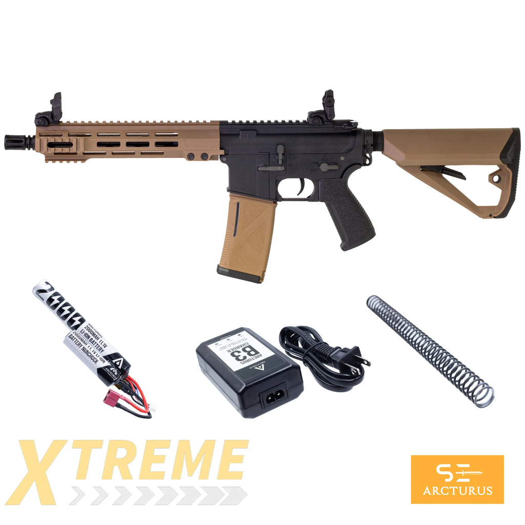 ARCTURUS LWT MK-I CQB 10" AEG SPORT Black-Tan Starter Pack ARC SE®