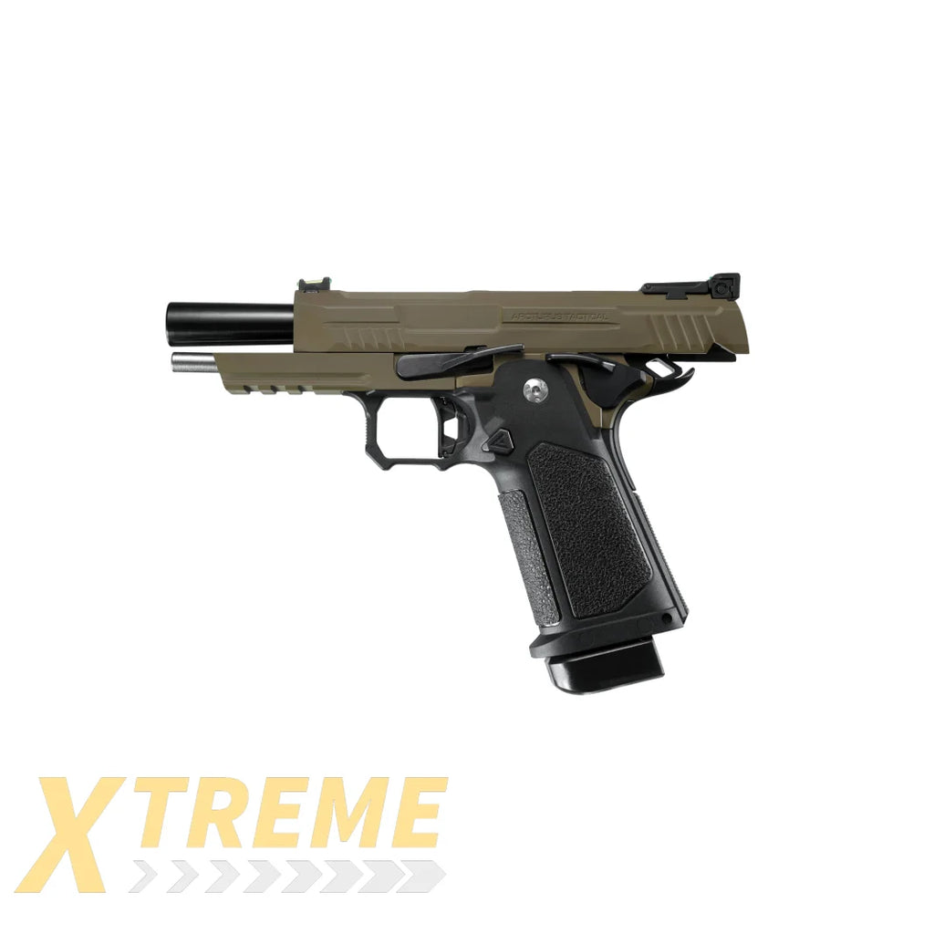 ARCTURUS Vanguard 4.3" Hi-Capa GBB Pistol BLK-TAN