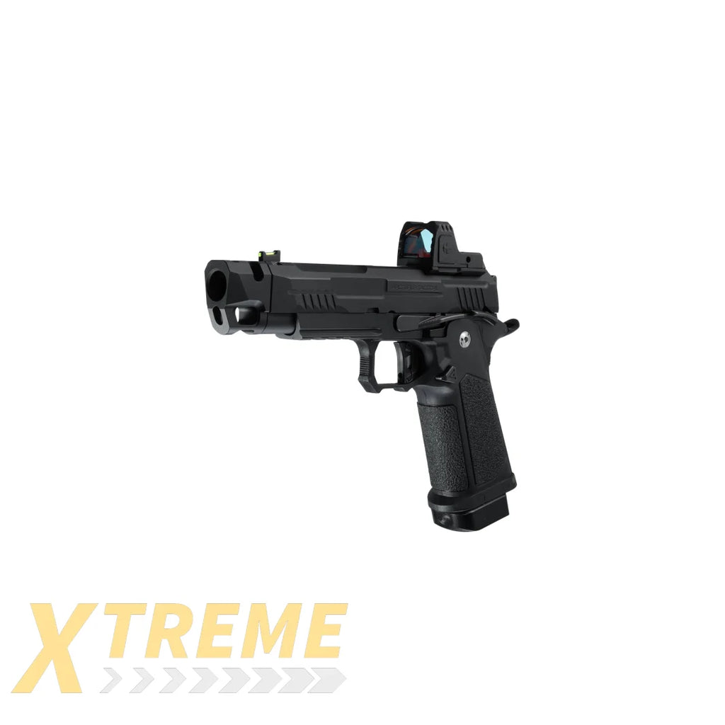 ARCTURUS Vanguard 4.3" Hi-Capa GBB Pistol w/ Optics Ready Slide & Compensator & ARS-1 Red Dot Combo