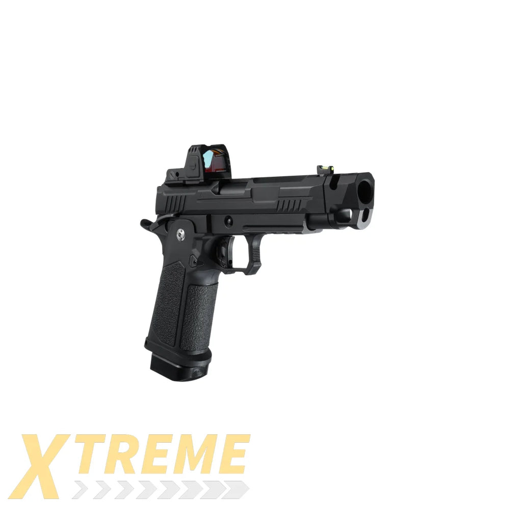 ARCTURUS Vanguard 4.3" Hi-Capa GBB Pistol w/ Optics Ready Slide & Compensator & ARS-1 Red Dot Combo