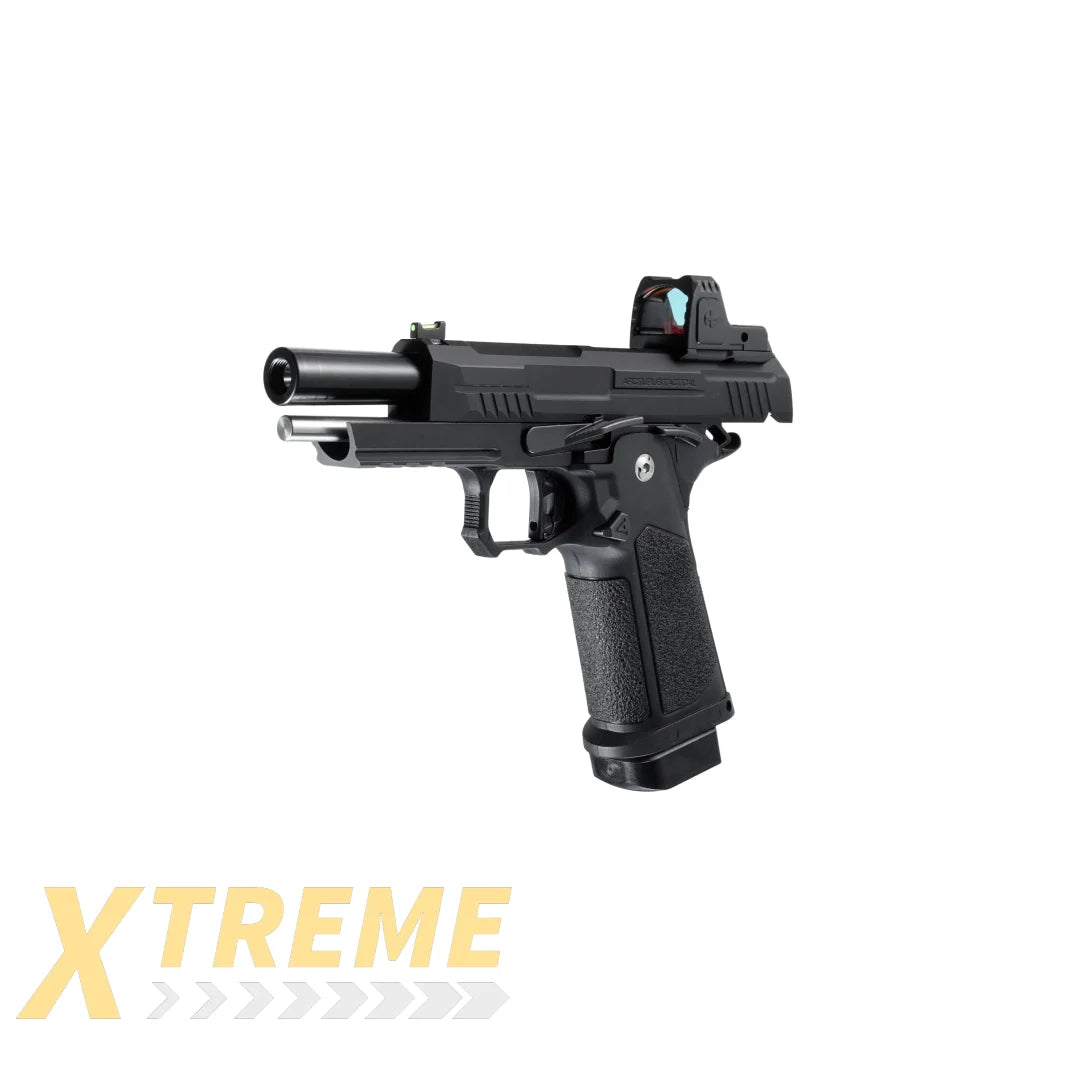 ARCTURUS Vanguard 4.3" Hi-Capa GBB Pistol w/Optics Ready Slide & ARS-1 Red Dot Combo