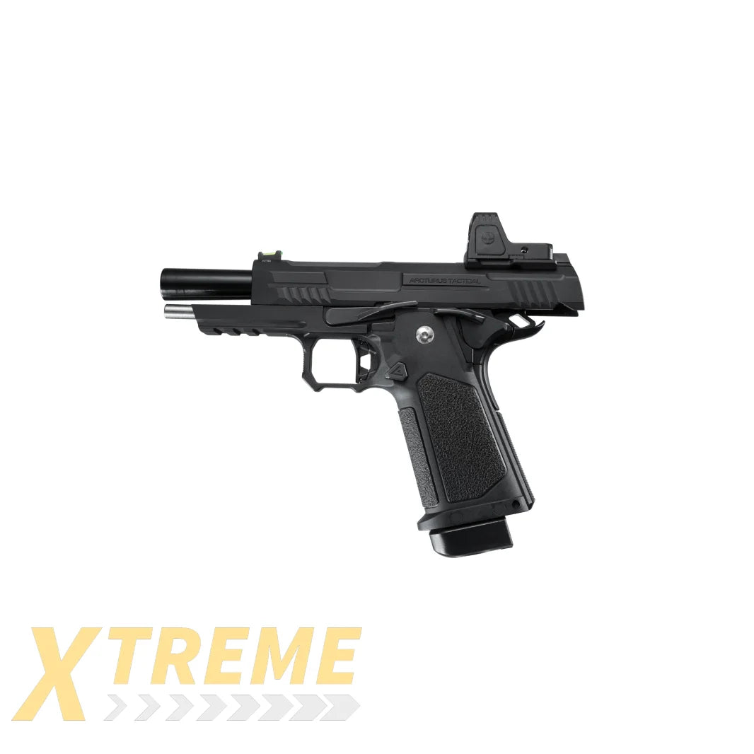 ARCTURUS Vanguard 4.3" Hi-Capa GBB Pistol w/Optics Ready Slide & ARS-1 Red Dot Combo