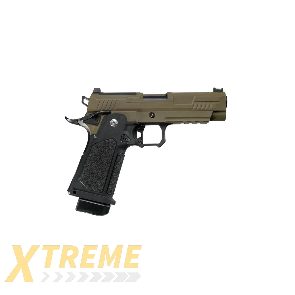 ARCTURUS Vanguard 4.3" Hi-Capa GBB Pistol w/Optics Ready Slide BLK-TAN
