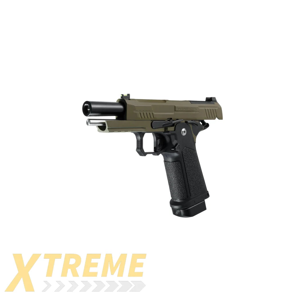 ARCTURUS Vanguard 4.3" Hi-Capa GBB Pistol w/Optics Ready Slide BLK-TAN