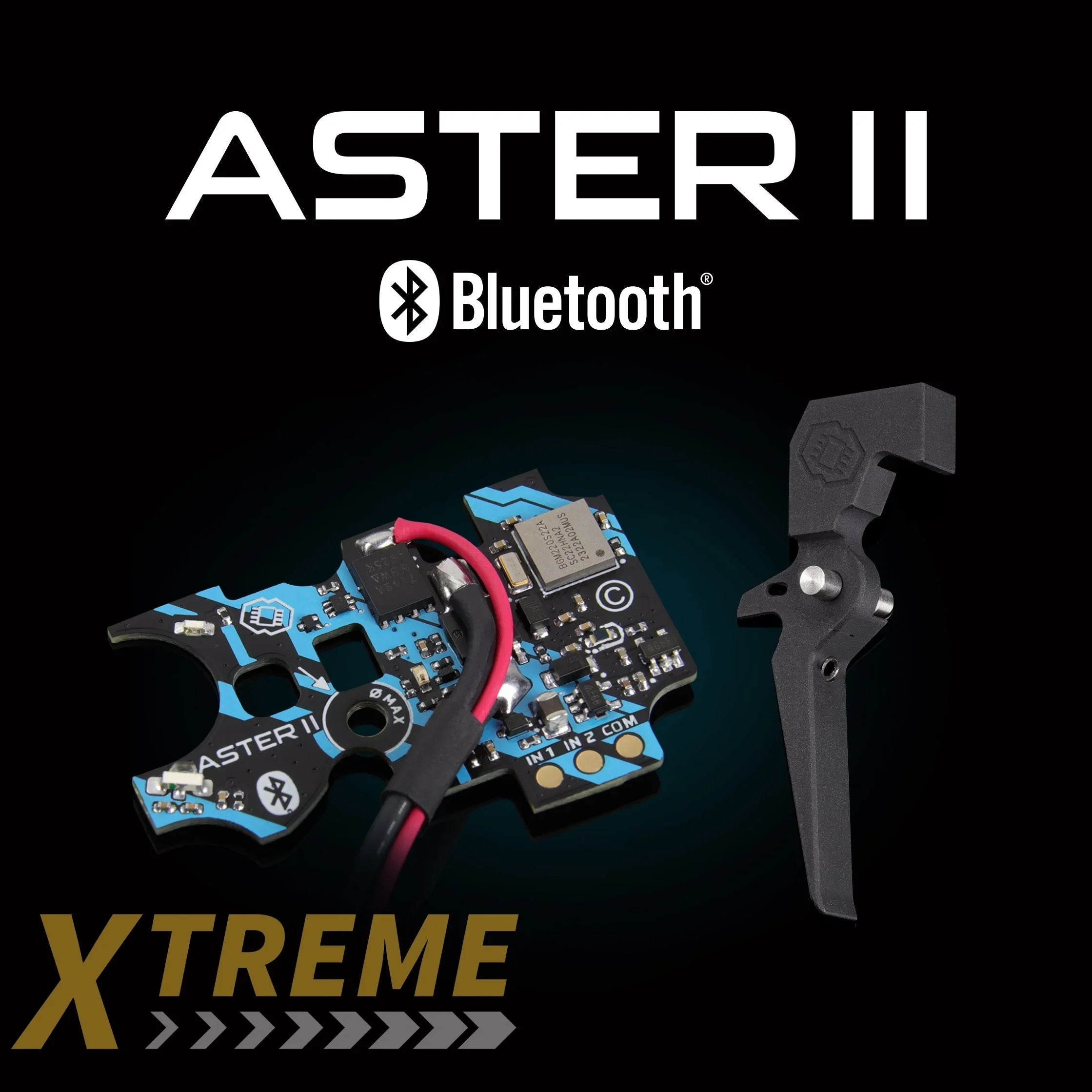 ASTER II Bluetooth® EXPERT for V2 GB +
adjustable Quantum Trigger 2 [AEG & HPA] Front
Wired]