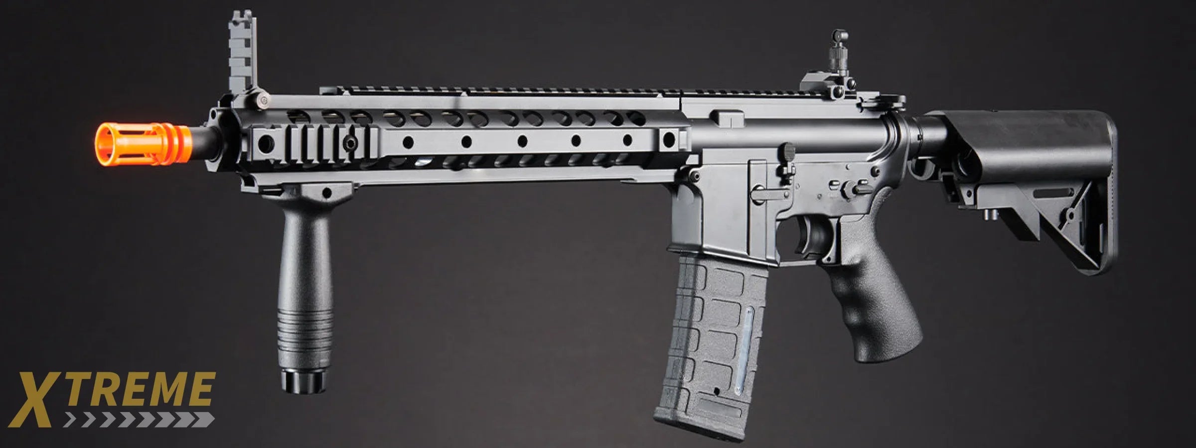 Atlas Custom Works Full Metal M4 Series Airsoft AEG with Free Floating RIS