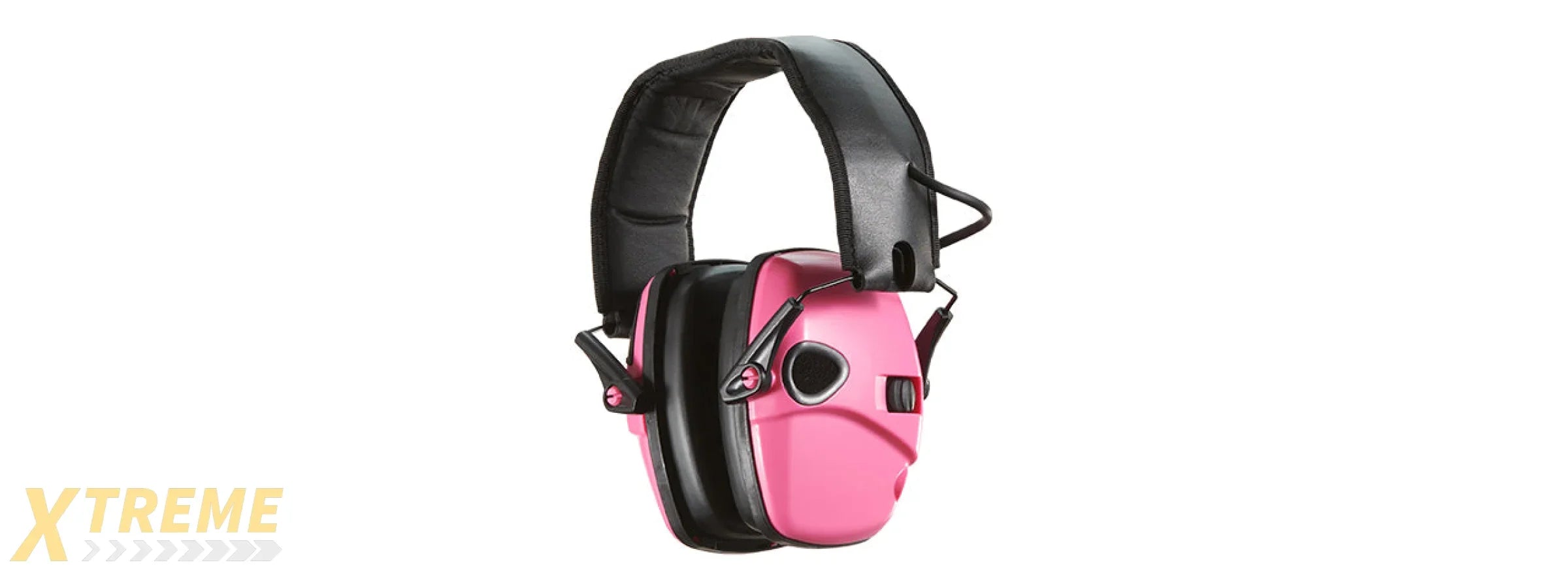Atlas Custom Works Impact Sport Tactical Earmuff w/ Headband - (Pink)
