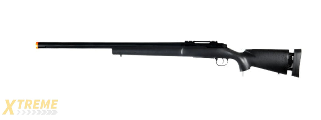 Atlas Custom Works M24 Bolt Action Rifle Airsoft Sniper Rifle w/ Adjustable Stock (Color: Black)