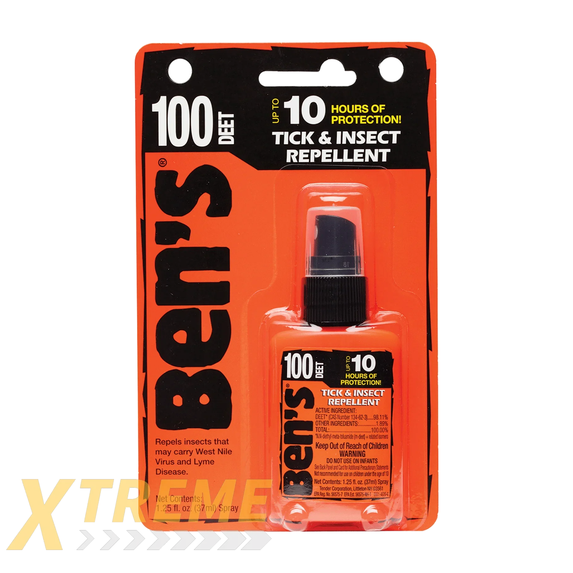 Ben's Tick & Insect Repellent 1.25oz (98% DEET)