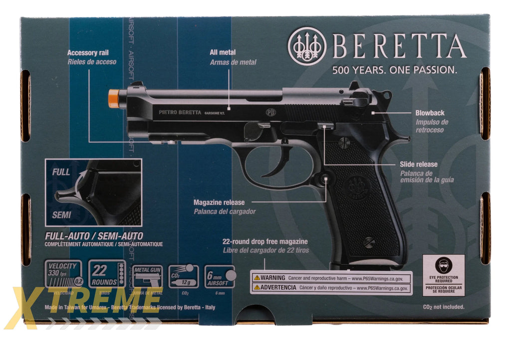 BERETTA M92 A1 6MM BLACK