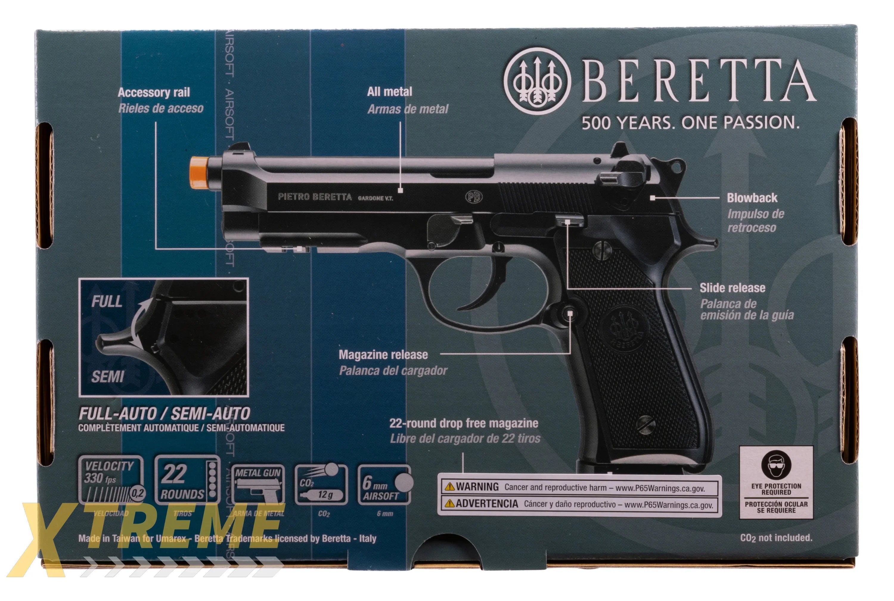 BERETTA M92 A1 6MM BLACK
