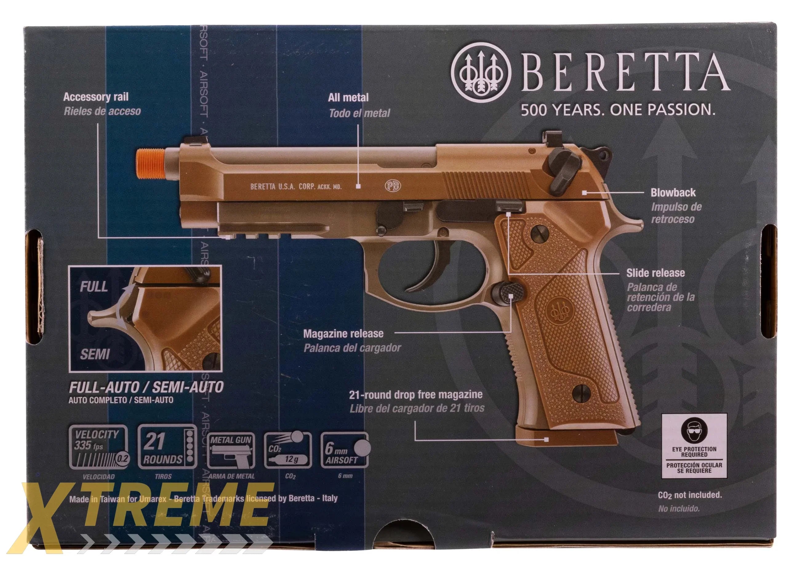 BERETTA M9A3 - 6MM - TAN
