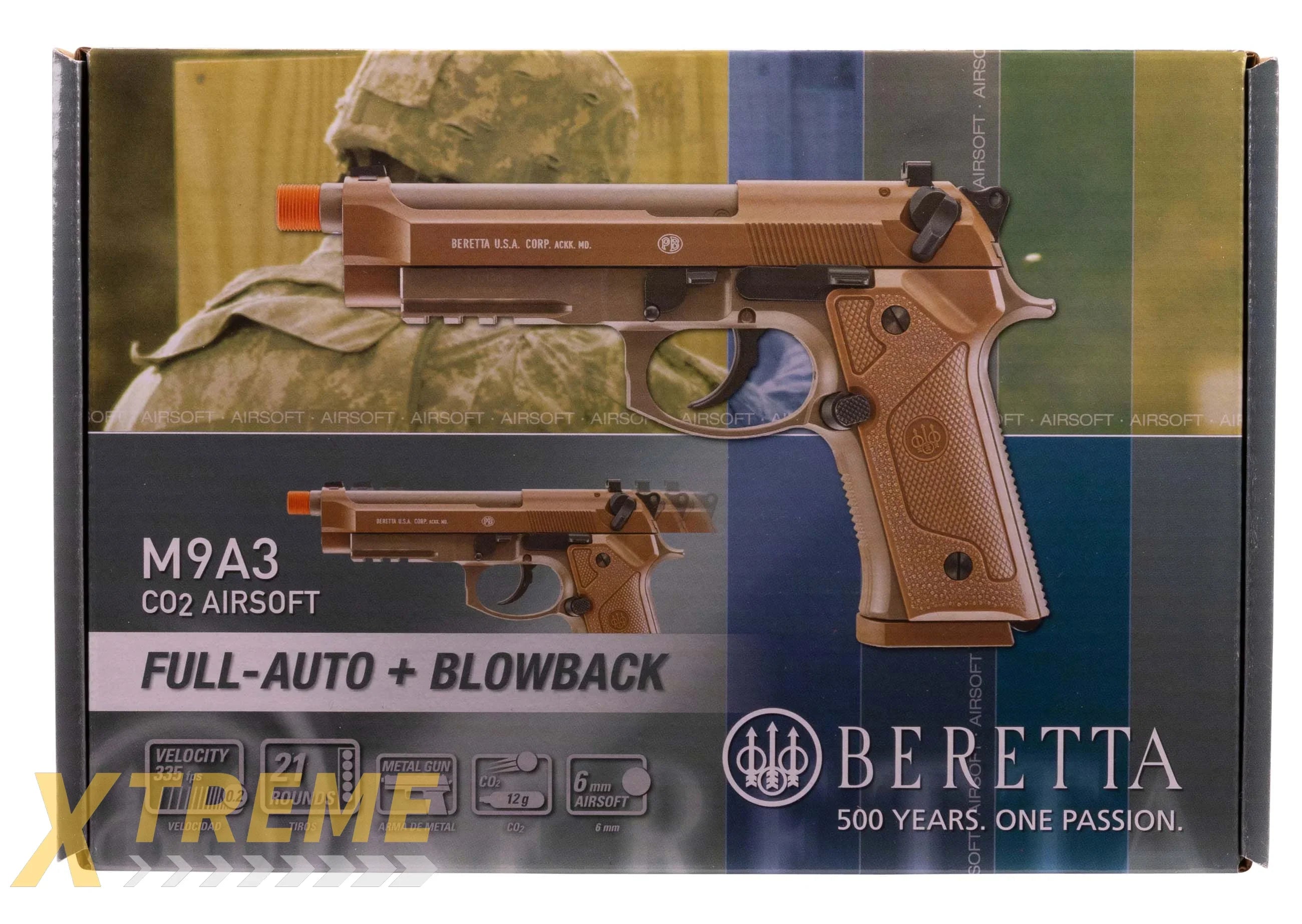 BERETTA M9A3 - 6MM - TAN