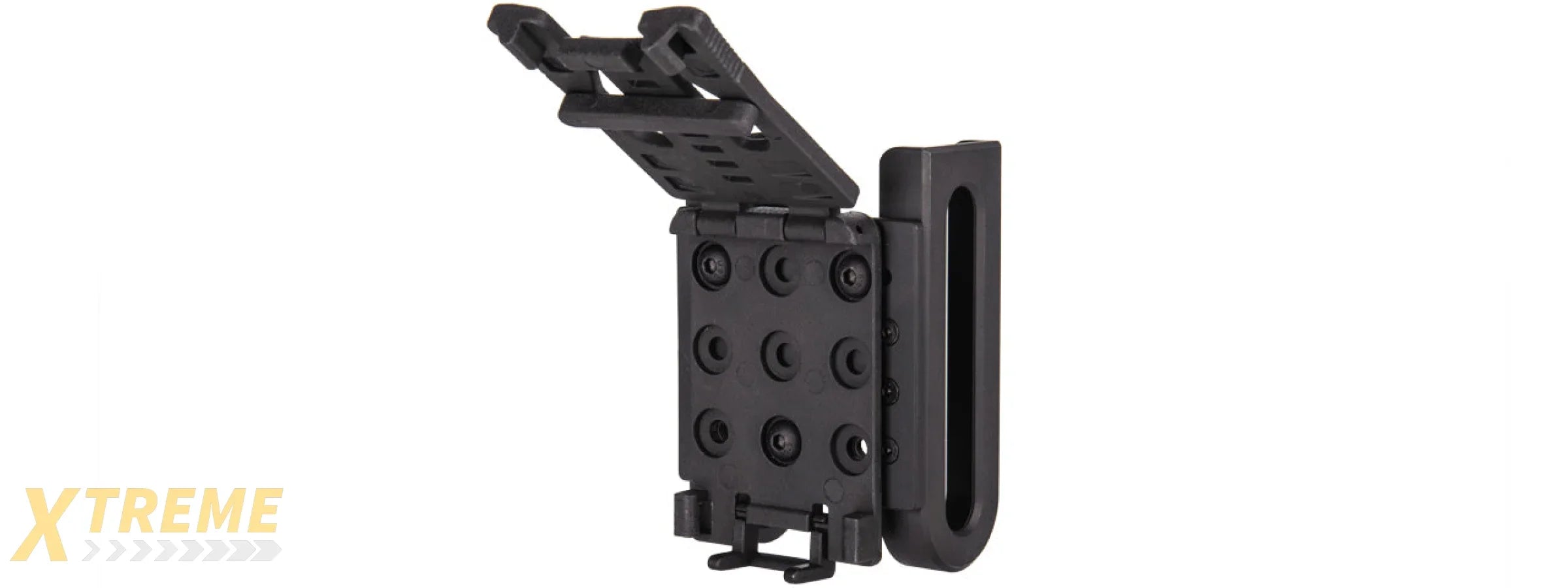 CA-1082 LANCER TACTICAL 4PC SHOTGUN SHELL CARRIER w/ BELT CLIP (BK)