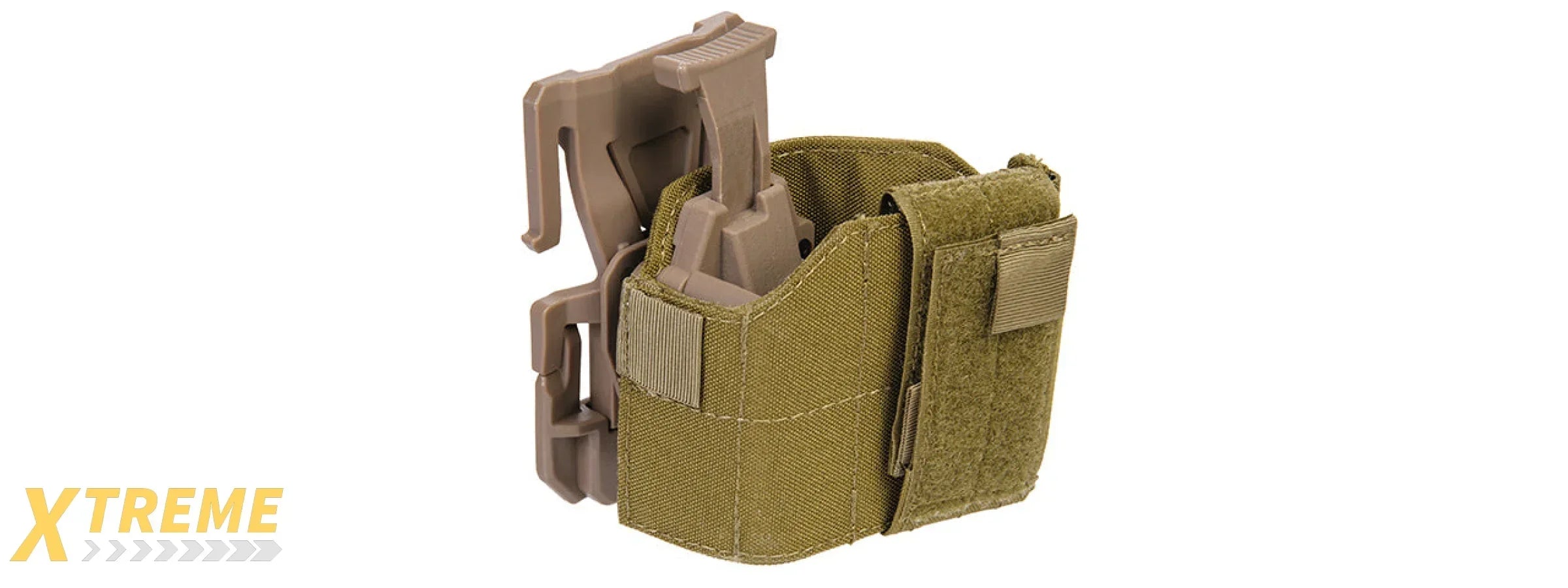 CA-1113T UNIVERSAL PISTOL HOLSTER FOR MOLLE MODULAR ATTACHMENT SYSTEM SOLUTION