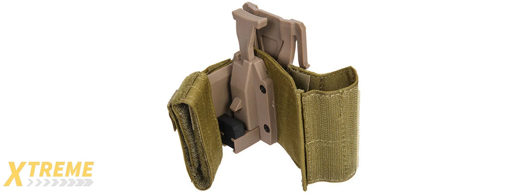 CA-1113T UNIVERSAL PISTOL HOLSTER FOR MOLLE MODULAR ATTACHMENT SYSTEM SOLUTION